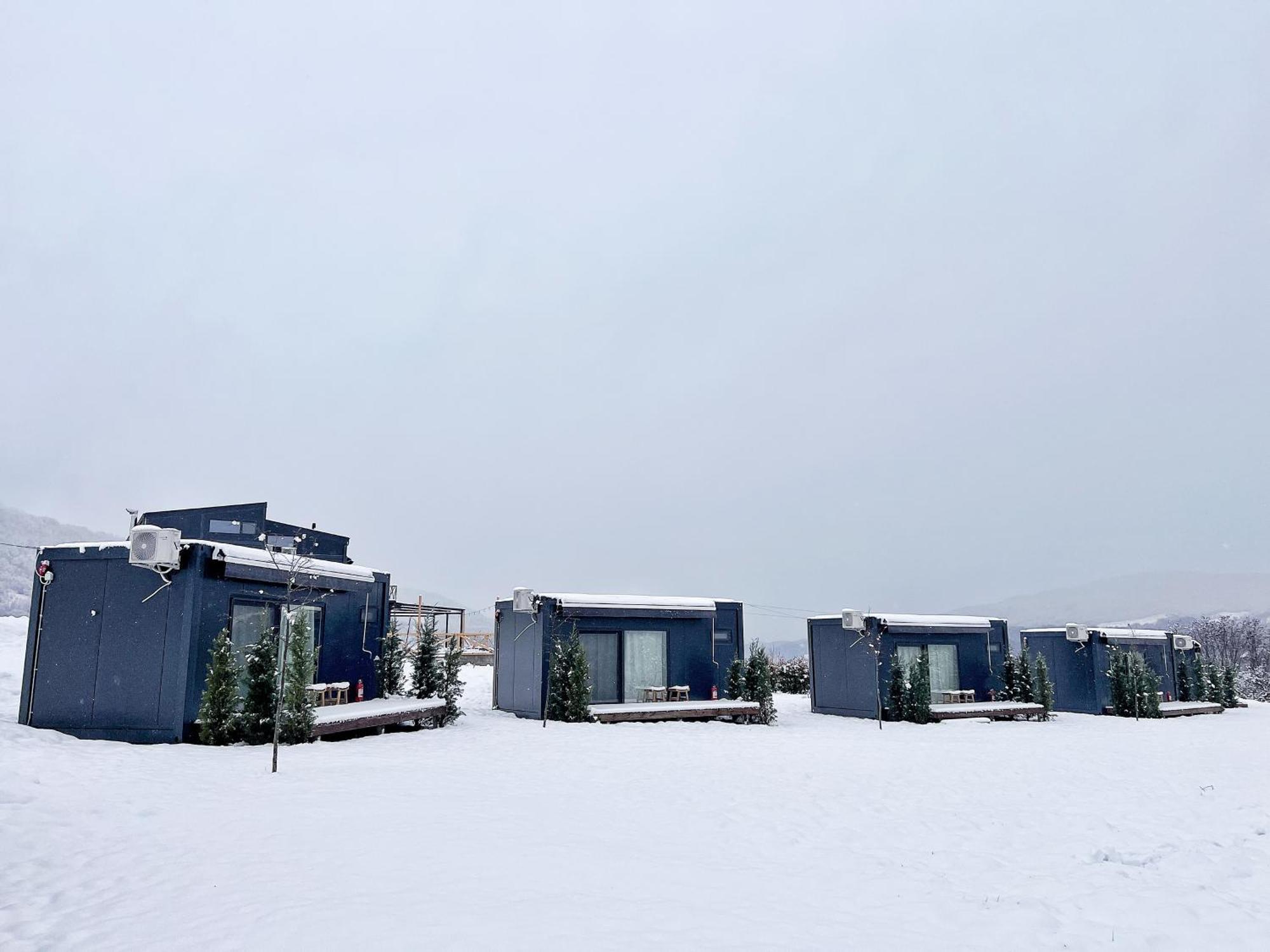 Flandra Glamping Otel Corbeni Dış mekan fotoğraf